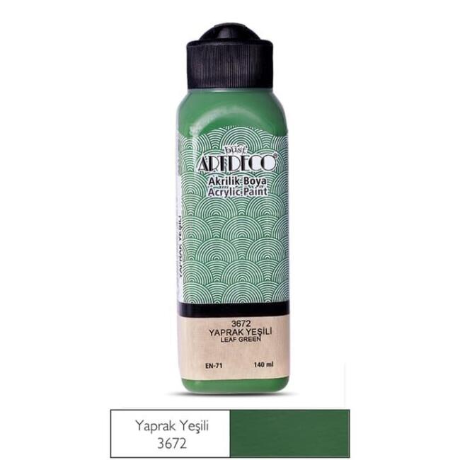 Artdeco Akrilik Boya 140 ml Yaprak Yeşili 3672 - 1