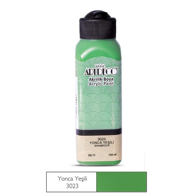 Artdeco Akrilik Boya 140 ml Yonca Yeşili 3023 - 1