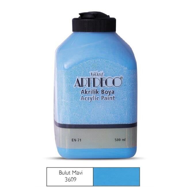 Artdeco Akrilik Boya 500 ml Bulut Mavi 3609 - 1