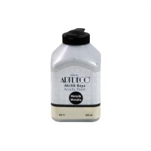 Artdeco Akrilik Boya 500 ml Metalik Gümüş 3722 - Artdeco