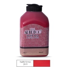 Artdeco Akrilik Boya 500 ml Kadife Kırmızı 3019 - Artdeco