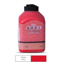 Artdeco Akrilik Boya 500 ml Kırmızı 3016 - Artdeco