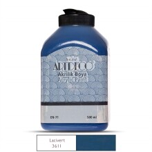 Artdeco Akrilik Boya 500 ml Lacivert 3611 - 1