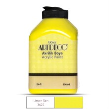 Artdeco Akrilik Boya 500 ml Limon Sarı 3627 - 1