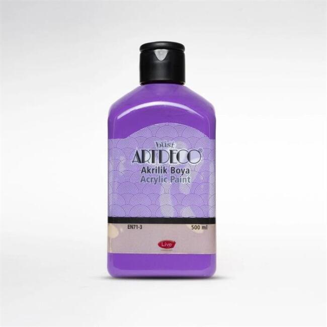 Artdeco Akrilik Boya 500 ml Mor 3608 - 1