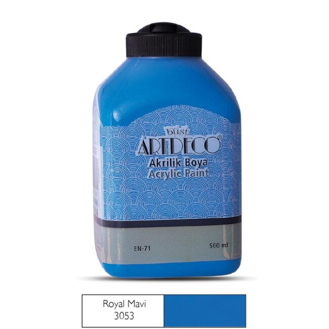 Artdeco Akrilik Boya 500 ml Royal Mavi 3053 - 1