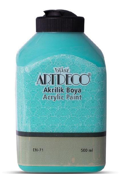 Artdeco Akrilik Boya 500 ml Su Yeşili 3662 - 1