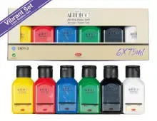 Artdeco Akrilik Boya 75 ml 6’lı Set Canlı Renkler - 1