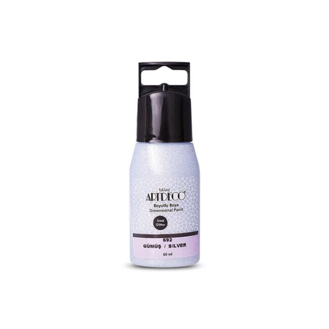 Artdeco Boyutlu Boya 60 ml Gümüş Simli 692 - 1