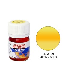 Artdeco Cam Boyası 25 ml Altın - Artdeco