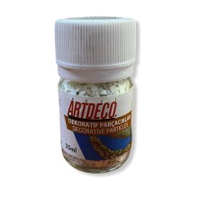 Artdeco Dekoratif Parçacıklar 25 ml Mika Gümüş - Artdeco (1)