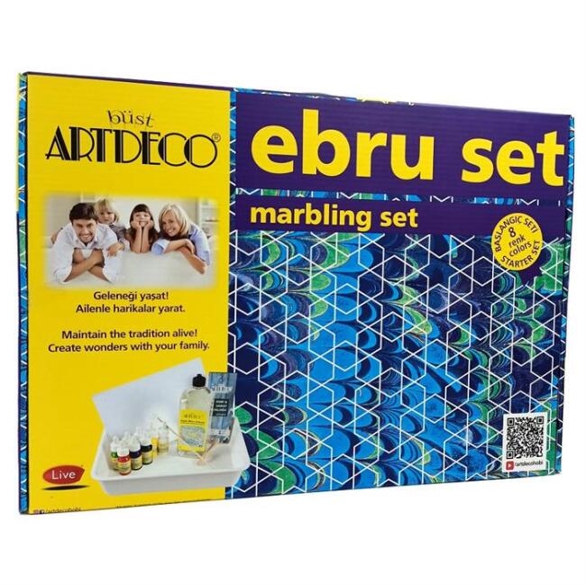 Artdeco Ebru Başlangıç 8’li Set - 1