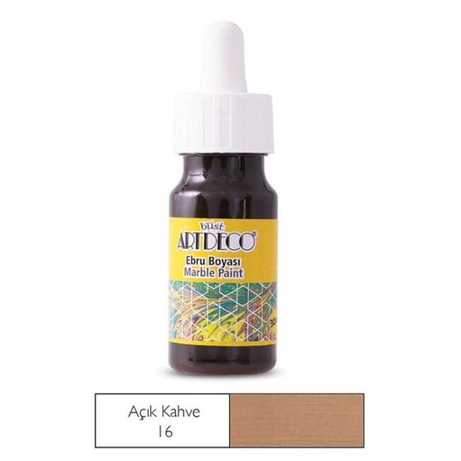 Artdeco Ebru Boyası 30 ml Açık Kahverengi - 1