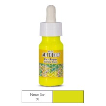 Artdeco Ebru Boyası 30 ml Neon Sarı - Artdeco