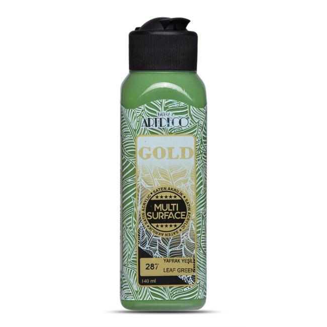 Artdeco Gold Multi Surface Saten Akrilik Boya 140 ml Yaprak Yeşili 287 - 2