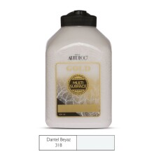 Artdeco Gold Multi Surface Saten Akrilik Boya 500 ml Dantel Beyaz 318 - Artdeco