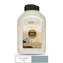 Artdeco Gold Multi Surface Saten Akrilik Boya 500 ml Koyu Zeytin 348 - 2