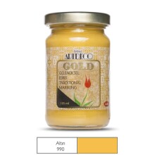 Artdeco Gold Geleneksel Ebru Boyası 105 ml Altın 990 - Artdeco