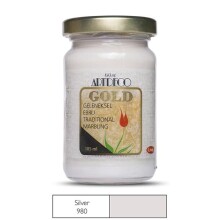 Artdeco Gold Geleneksel Ebru Boyası 105 ml Gümüş 980 - Artdeco