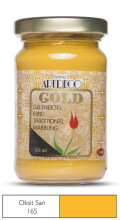 Artdeco Gold Geleneksel Ebru Boyası 105 ml Oksit Sarı 165 - 2