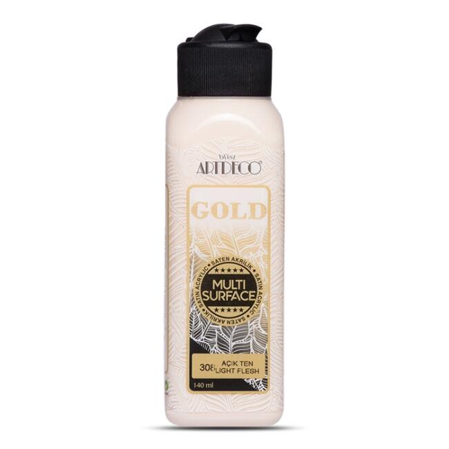 Artdeco Gold Multi Surface Saten Akrilik Boya 140 ml Açık Ten 308 - 1