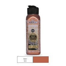 Artdeco Gold Multi Surface Saten Akrilik Boya 140 ml Bakır 503 