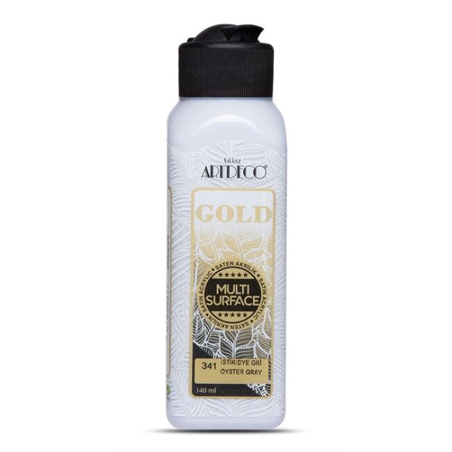 Artdeco Gold Multi Surface Saten Akrilik Boya 140 ml İstiridye Gri 341 - 1