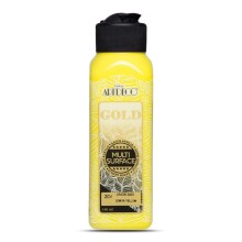 Artdeco Gold Multi Surface Saten Akrilik Boya 140 ml Limon Sarı 204 - Artdeco