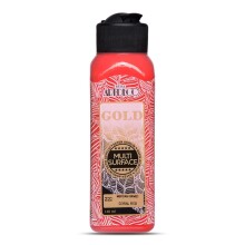 Artdeco Gold Multi Surface Saten Akrilik Boya 140 ml Mercan Kırmızı 222 - Artdeco