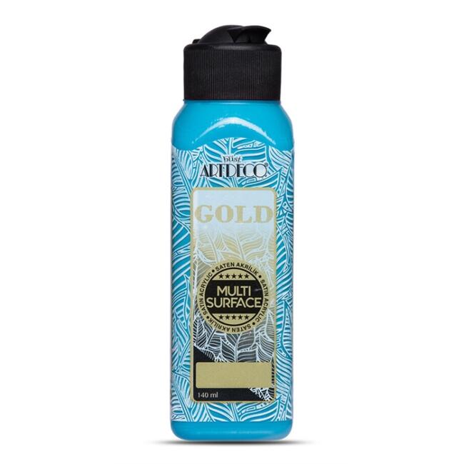 Artdeco Gold Multi Surface Saten Akrilik Boya 140 ml Okyanus Mavisi 276 - 1