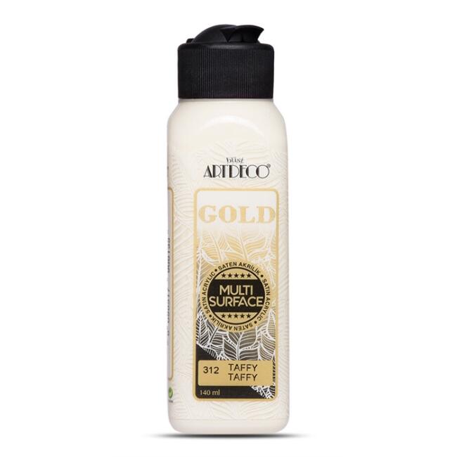 Artdeco Gold Multi Surface Saten Akrilik Boya 140 ml Taffy 312 - 1