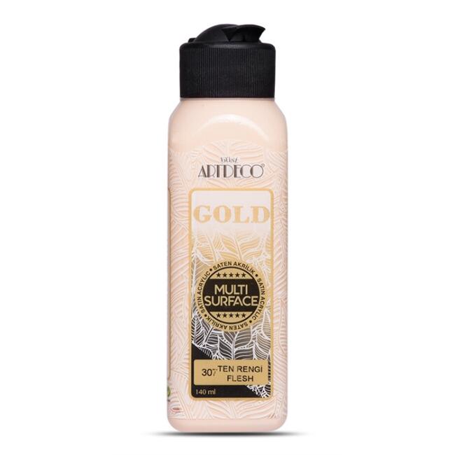 Artdeco Gold Multi Surface Saten Akrilik Boya 140 ml Ten Rengi 307 - 1