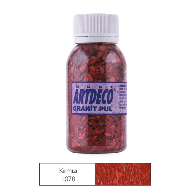 Artdeco Granit Pul 100 ml Kırmızı N:1078 - 1