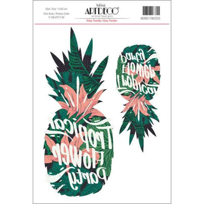 Artdeco Kolay Transfer Kağıdı 17x25 cm Desen N:42 - 1