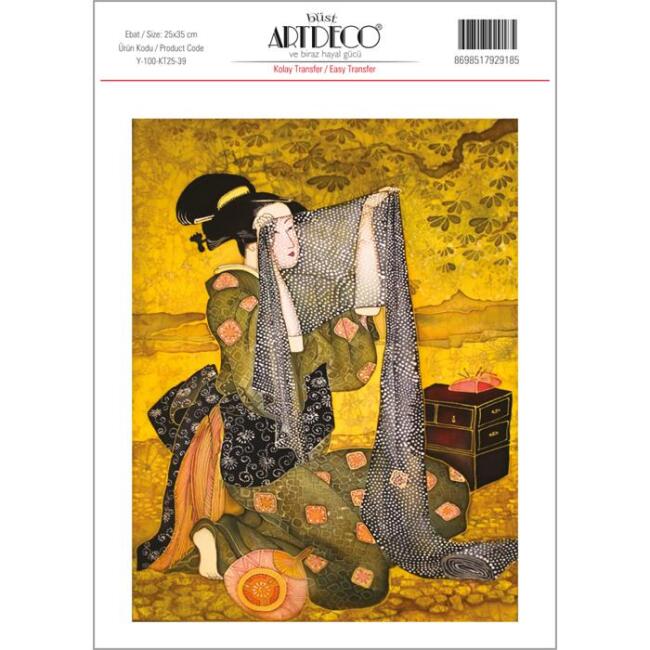 Artdeco Kolay Transfer Kağıdı 25x35 cm Desen N:39 - 1