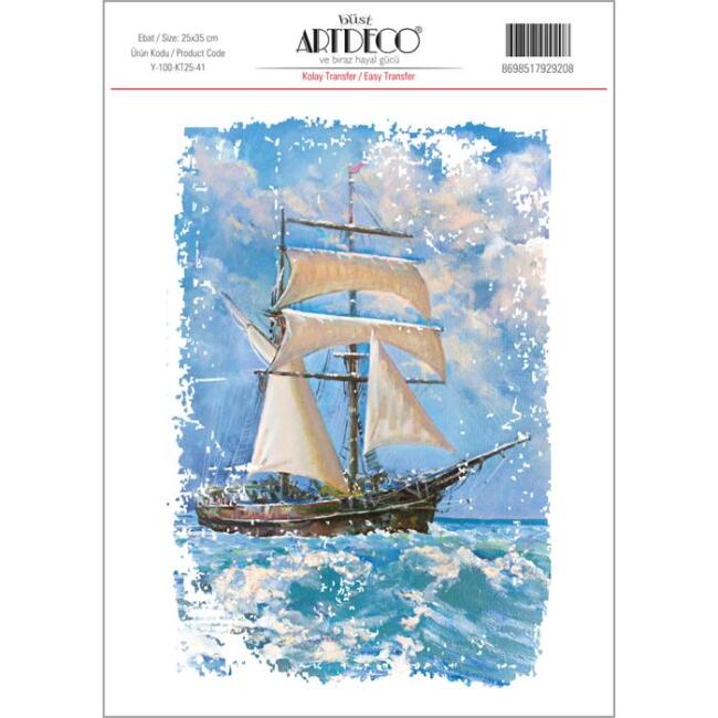 Artdeco Kolay Transfer 25x35 cm Desen - 1