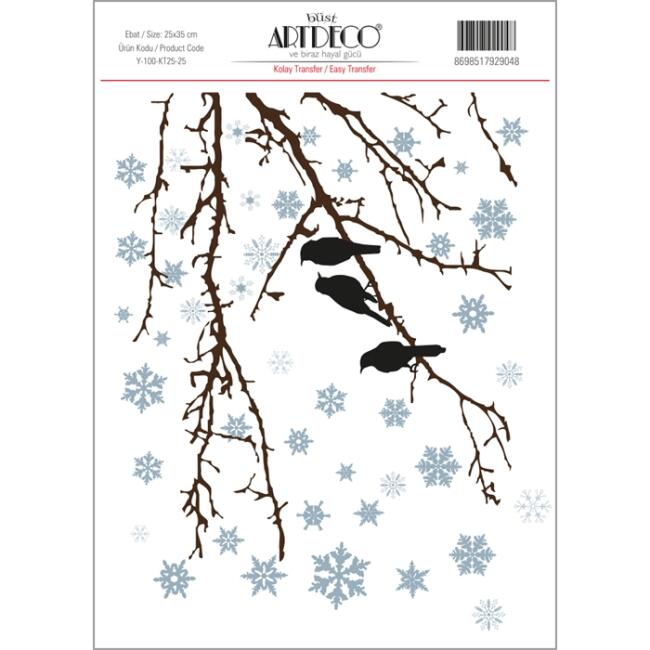 Artdeco Kolay Transfer Kağıdı 25x35 cm Desen N:25 - 1