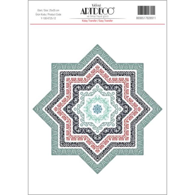 Artdeco Kolay Transfer 25x35 cm Desen - 1