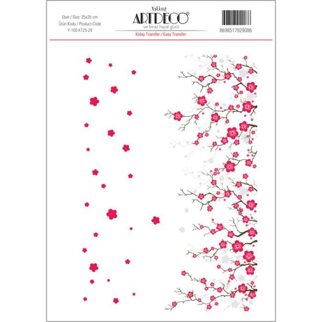 Artdeco Kolay Transfer Kağıdı 25x35 cm Desen N:29 - 1