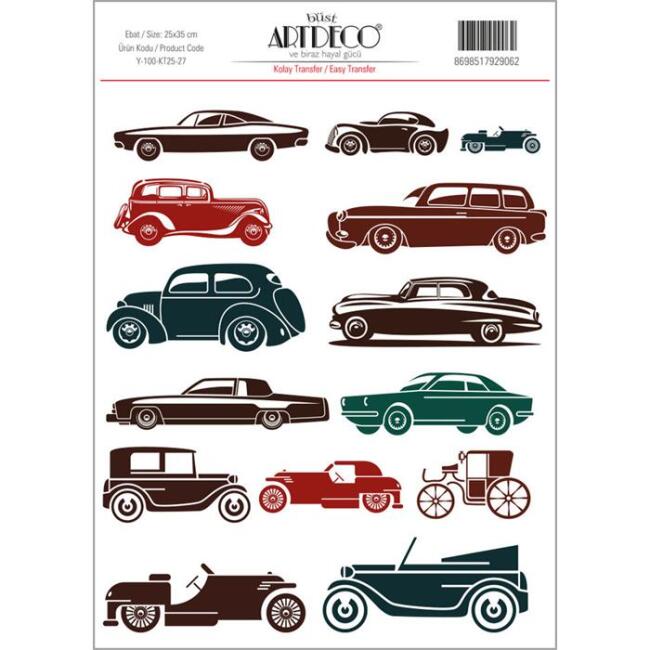 Artdeco Kolay Transfer Kağıdı 25x35 cm Desen N:27 - 1