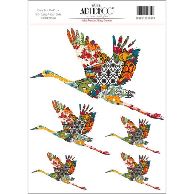 Artdeco Kolay Transfer Kağıdı 25x35 cm Desen N:20 - 2