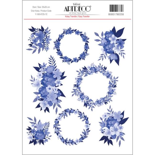 Artdeco Kolay Transfer Kağıdı 25x35 cm Desen N:72 - 2