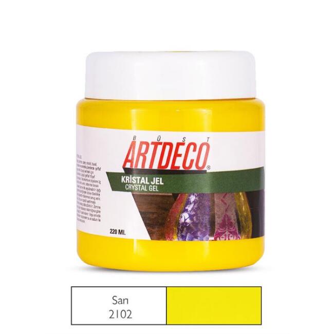 Artdeco Kristal Jel Altın Sarı 220 ml - 1