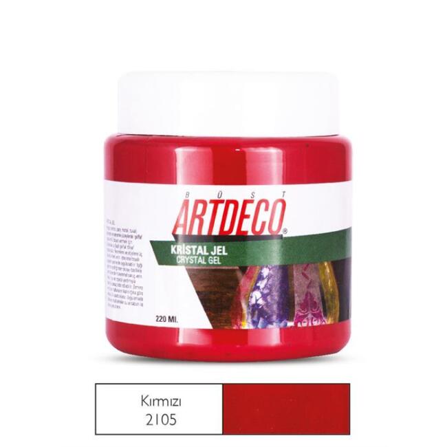 Artdeco Kristal Jel Kırmızı 220 ml - 1