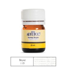 Artdeco Kumaş Boyası 25 ml Beyaz - Artdeco