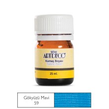 Artdeco Kumaş Boyası 25 ml Gökyüzü Mavi - Artdeco