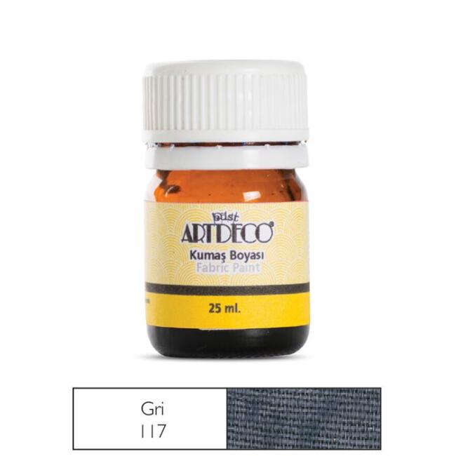Artdeco Kumaş Boyası 25 ml Gri 117 - 1