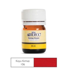 Artdeco Kumaş Boyası 25 ml Koyu Kırmızı - 2