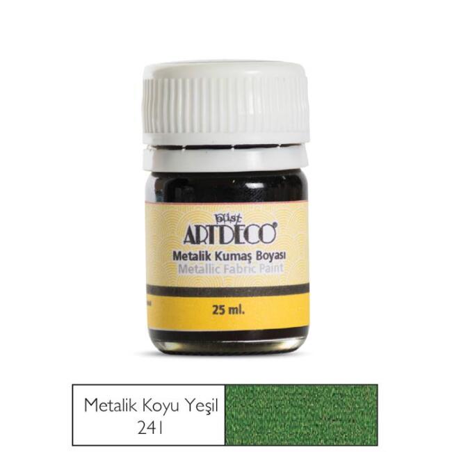 Artdeco Kumaş Boyası 25 ml Metalik Koyu Yeşil 241 - 2