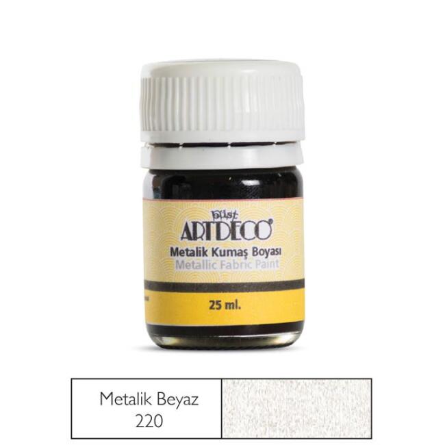 Artdeco Kumaş Boyası 25 ml Metalik Sedef 220 - 1